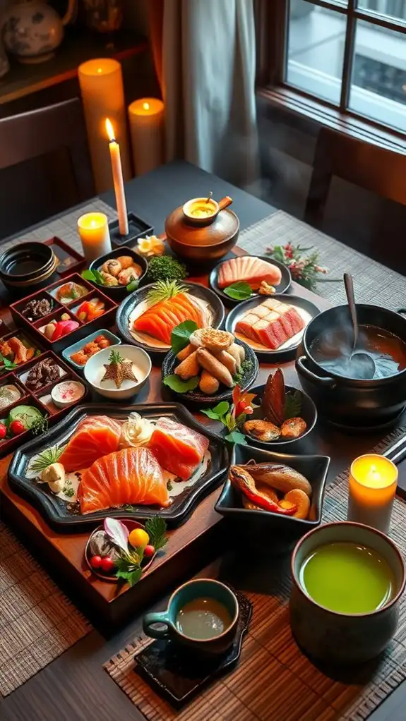 traditional multi course dining