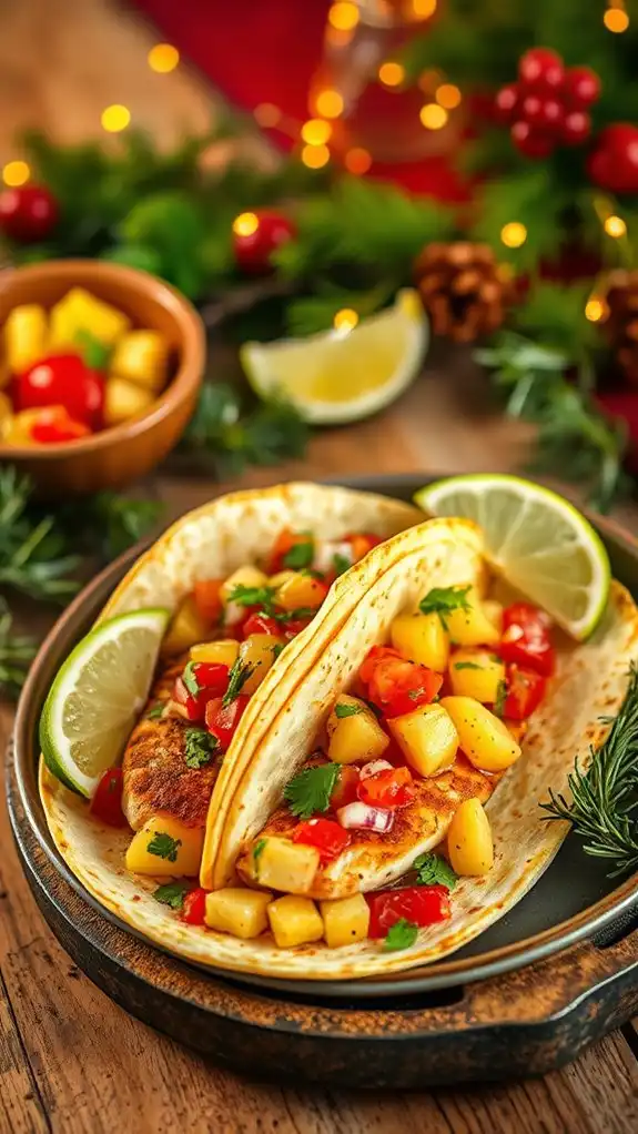 tropical grouper taco delight