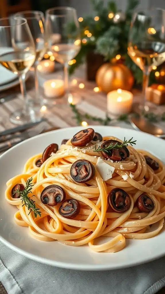 truffle cream pasta delight