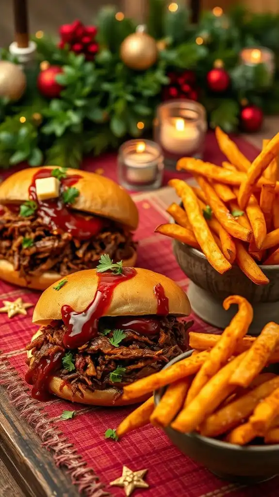 vegan bbq jackfruit sandwiches