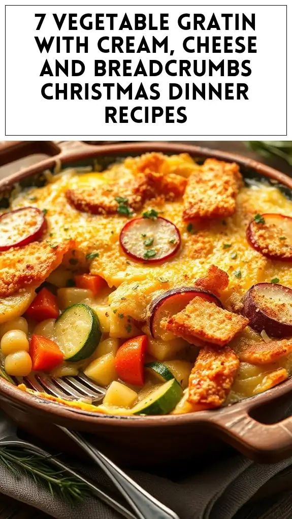 vegetable gratin christmas recipe