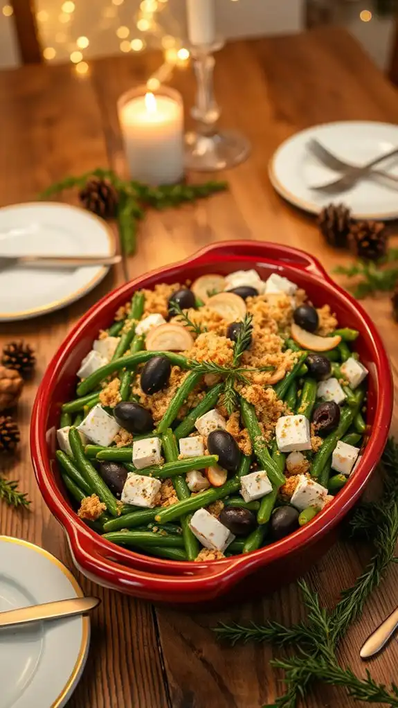 vibrant mediterranean green beans