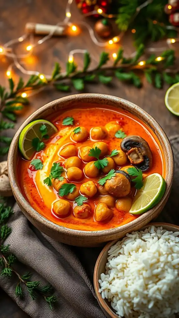 vibrant vegan thai curry