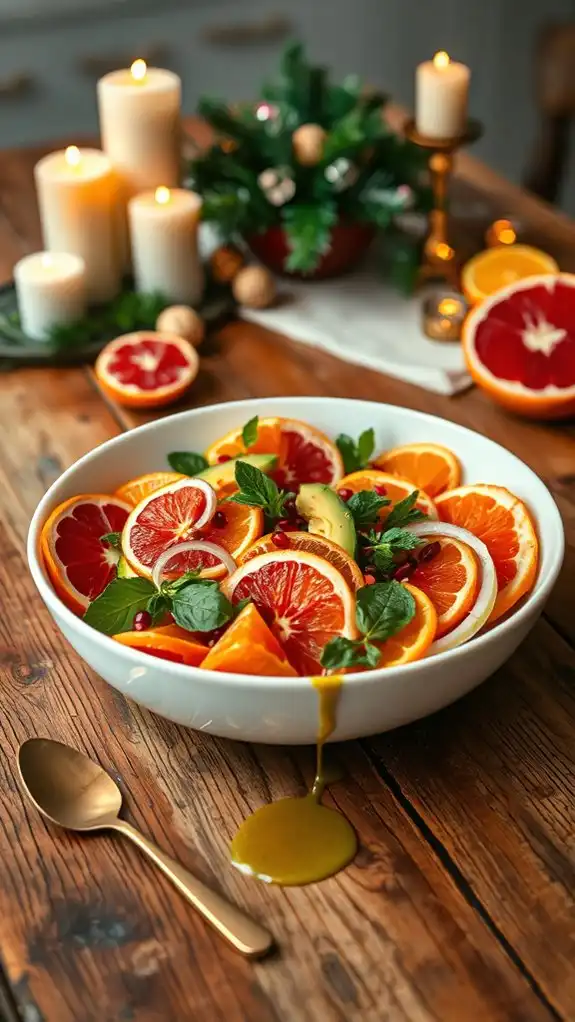 vibrant winter citrus salad