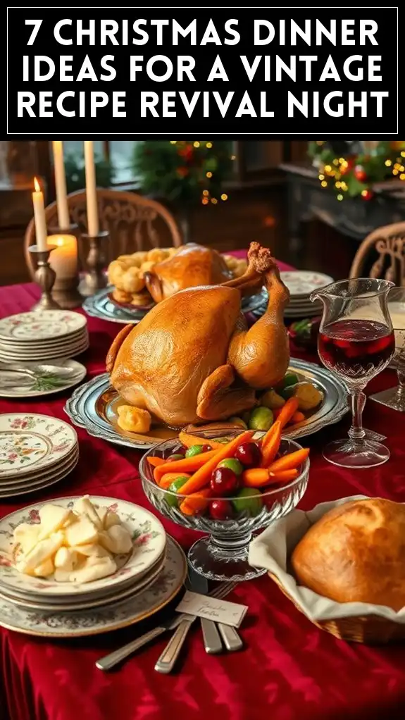 vintage christmas dinner revival