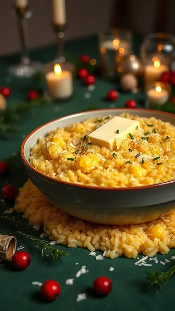 zesty creamy parmesan risotto