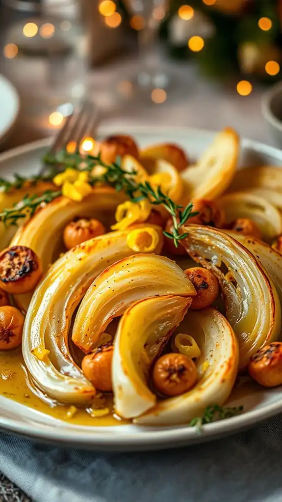 zesty roasted fennel wedges