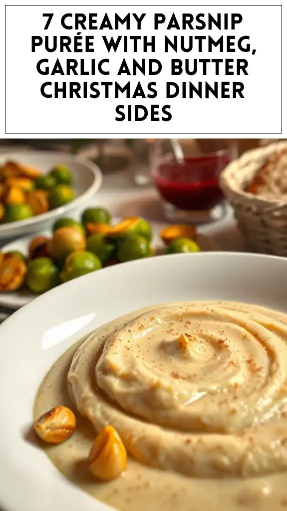 7 Creamy Parsnip Purée With Nutmeg, Garlic and Butter Christmas Dinner Sides