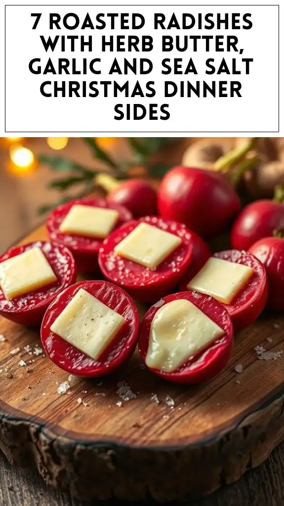 7 Roasted Radishes With Herb Butter, Garlic and Sea Salt Christmas Dinner Sides